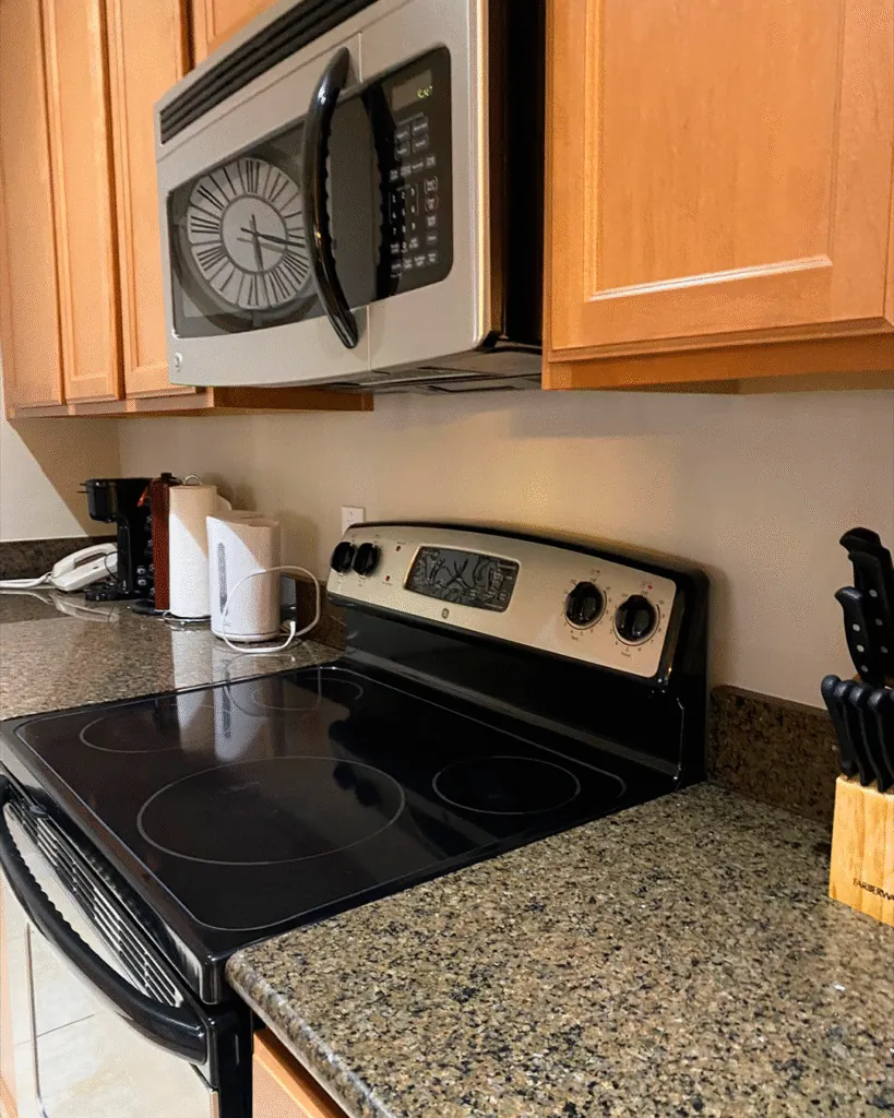 Bright, spotless kitchen after a Beth Cleaning service
